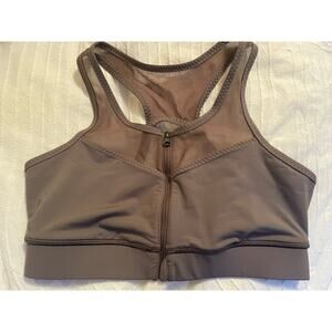 Handful Sports Bra Small Zip Front Womens Bra Yoga Active‎ Gym Workout